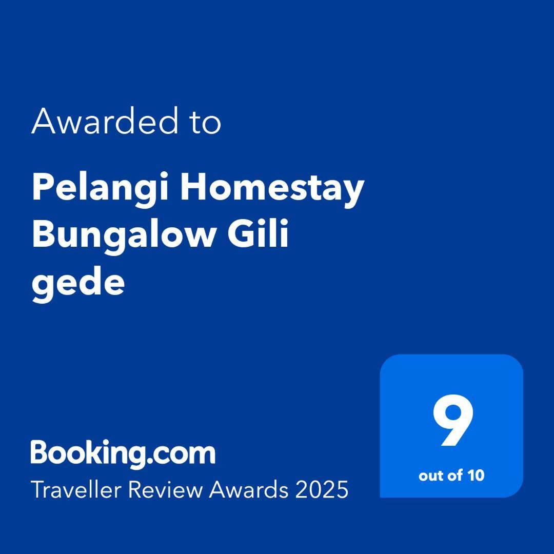 Pelangi Homestay Bungalow Gili Gede Sekotong Exterior foto